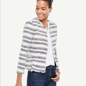 Ann Taylor tweed blazer / jacket